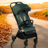 Carucior sport, Jane, Clap, Sistem compact de pliere care permite transportul caruciorului la bordul aeronavei, Cadru din aluminium, De la nastere pana la 26Kg, Conform cu standardul european EN 1888-2:2018+A1:2023, Botanic