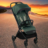 Carucior sport, Jane, Clap, Sistem compact de pliere care permite transportul caruciorului la bordul aeronavei, Cadru din aluminium, De la nastere pana la 26Kg, Conform cu standardul european EN 1888-2:2018+A1:2023, Botanic