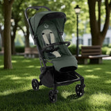 Carucior sport, Jane, Wing, Sistem compact de pliere, Cadru din aluminium, Usor, 6 Kg, De la nastere pana la 22 Kg, Cu geanta transport si husa de ploaie, Conform cu standardul european EN 1888-1:2018+A1:2022, Botanic