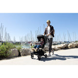 Carucior sport, Jane, Wing, Sistem compact de pliere, Cadru din aluminium, Usor, 6 Kg, De la nastere pana la 22 Kg, Cu geanta transport si husa de ploaie, Conform cu standardul european EN 1888-1:2018+A1:2022, Botanic