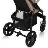 Carucior sport, Lionelo, Annet Plus, De la nastere, Cu accesorii si capotina XXL reglabila, 0 - 22 Kg, Conform cu standardele europene de securitate EN1888-1 si EN1888-2, Bej