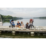 Carucior sport, Lionelo, Annet Plus, De la nastere, Cu accesorii si capotina XXL reglabila, 0 - 22 Kg, Conform cu standardele europene de securitate EN1888-1 si EN1888-2, Bej