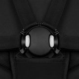 Carucior sport, Lionelo, Azura, Cu 3 roti, Cu baldachin XXL impermeabil, Pliere compacta, Pana la 22 kg, 6-48 luni, Conform cu standardele europene de securitate EN1888-1 si EN1888-2, Negru