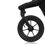 Carucior sport, Lionelo, Azura, Cu 3 roti, Cu baldachin XXL impermeabil, Pliere compacta, Pana la 22 kg, 6-48 luni, Conform cu standardele europene de securitate EN1888-1 si EN1888-2, Negru