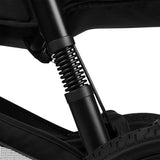 Carucior sport, Lionelo, Azura, Cu 3 roti, Cu baldachin XXL impermeabil, Pliere compacta, Pana la 22 kg, 6-48 luni, Conform cu standardele europene de securitate EN1888-1 si EN1888-2, Negru