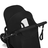 Carucior sport, Lionelo, Azura, Cu 3 roti, Cu baldachin XXL impermeabil, Pliere compacta, Pana la 22 kg, 6-48 luni, Conform cu standardele europene de securitate EN1888-1 si EN1888-2, Negru