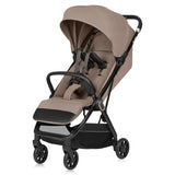Carucior sport, Lionelo, Bess, Greutate redusa - 7.5 kg, Sustine 22 kg, 6 luni+, Capotina impermeabila, Protectie SPF 50+, Include suport sticla, Pliere cu o singura mana, Compact, Maner pentru transport, Conform cu EN1888-1 si EN1888-2, Bej