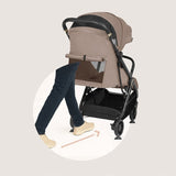 Carucior sport, Lionelo, Bess, Greutate redusa - 7.5 kg, Sustine 22 kg, 6 luni+, Capotina impermeabila, Protectie SPF 50+, Include suport sticla, Pliere cu o singura mana, Compact, Maner pentru transport, Conform cu EN1888-1 si EN1888-2, Bej