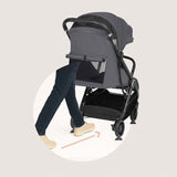 Carucior sport, Lionelo, Bess, Greutate redusa - 7.5 kg, Sustine 22 kg, 6 luni+, Capotina impermeabila, Protectie SPF 50+, Include suport sticla, Pliere cu o singura mana, Compact, Maner pentru transport, Conform cu EN1888-1 si EN1888-2, Gri