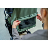 Carucior sport, Lionelo, Bess, Greutate redusa - 7.5 kg, Sustine 22 kg, 6 luni+, Capotina impermeabila, Protectie SPF 50+, Include suport sticla, Pliere cu o singura mana, Compact, Maner pentru transport, Conform cu EN1888-1 si EN1888-2, Verde