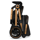 Carucior sport, Lionelo, Cloe, Cu accesorii, Cadru din aluminiu, Pana la 22 kg, Usor, Pliere compacta pentru avion, cu o singura mana, Ideal pentru toate tipurile de suprafete, 6 luni+, Black Onyx