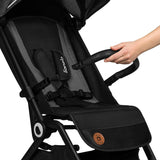 Carucior sport, Lionelo, Cloe, Cu accesorii, Cadru din aluminiu, Pana la 22 kg, Usor, Pliere compacta pentru avion, cu o singura mana, Ideal pentru toate tipurile de suprafete, 6 luni+, Gri