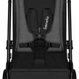Carucior sport, Lionelo, Cloe, Cu accesorii, Cadru din aluminiu, Pana la 22 kg, Usor, Pliere compacta pentru avion, cu o singura mana, Ideal pentru toate tipurile de suprafete, 6 luni+, Gri