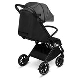 Carucior sport, Lionelo, Cloe, Cu accesorii, Cadru din aluminiu, Pana la 22 kg, Usor, Pliere compacta pentru avion, cu o singura mana, Ideal pentru toate tipurile de suprafete, 6 luni+, Gri
