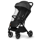 Carucior sport, Lionelo, Cloe, Cu accesorii, Cadru din aluminiu, Pana la 22 kg, Usor, Pliere compacta pentru avion, cu o singura mana, Ideal pentru toate tipurile de suprafete, 6 luni+, Gri