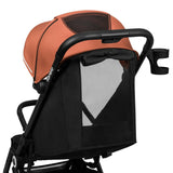 Carucior sport, Lionelo, Cloe, Cu accesorii, Cadru din aluminiu, Pana la 22 kg, Usor, Pliere compacta pentru avion, cu o singura mana, Ideal pentru toate tipurile de suprafete, 6 luni+, Maro