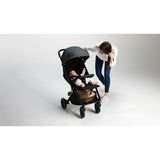 Carucior sport, Lionelo, Cloe, Cu accesorii, Cadru din aluminiu, Pana la 22 kg, Usor, Pliere compacta pentru avion, cu o singura mana, Ideal pentru toate tipurile de suprafete, 6 luni+, Maro