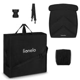 Carucior sport, Lionelo, Cloe, Cu accesorii, Cadru din aluminiu, Pana la 22 kg, Usor, Pliere compacta pentru avion, cu o singura mana, Ideal pentru toate tipurile de suprafete, 6 luni+, Maro