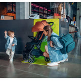 Carucior sport, Lionelo, Cloe, Cu accesorii, Cadru din aluminiu, Pana la 22 kg, Usor, Pliere compacta pentru avion, cu o singura mana, Ideal pentru toate tipurile de suprafete, 6 luni+, Maro