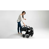 Carucior sport, Lionelo, Cloe, Cu accesorii, Cadru din aluminiu, Pana la 22 kg, Usor, Pliere compacta pentru avion, cu o singura mana, Ideal pentru toate tipurile de suprafete, 6 luni+, Verde Smarald