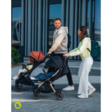 Carucior sport, Lionelo, Cloe, Cu accesorii, Cadru din aluminiu, Pana la 22 kg, Usor, Pliere compacta pentru avion, cu o singura mana, Ideal pentru toate tipurile de suprafete, 6 luni+, Verde Smarald