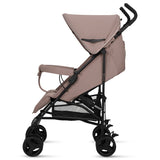 Carucior sport, Lionelo, Elia, Cu plasa de tantari, Suport de picioare reglabil, Spatar ajustabil in 4 pozitii, Capotina XXL, Pliere tip umbrela, Capacitate 15 kg, 6 luni+, EN 1888, Bej Taupe
