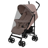 Carucior sport, Lionelo, Elia, Cu plasa de tantari, Suport de picioare reglabil, Spatar ajustabil in 4 pozitii, Capotina XXL, Pliere tip umbrela, Capacitate 15 kg, 6 luni+, EN 1888, Bej Taupe