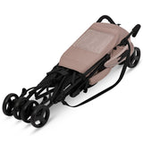 Carucior sport, Lionelo, Elia, Cu plasa de tantari, Suport de picioare reglabil, Spatar ajustabil in 4 pozitii, Capotina XXL, Pliere tip umbrela, Capacitate 15 kg, 6 luni+, EN 1888, Bej Taupe