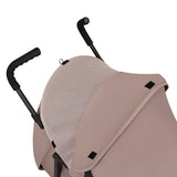 Carucior sport, Lionelo, Elia, Cu plasa de tantari, Suport de picioare reglabil, Spatar ajustabil in 4 pozitii, Capotina XXL, Pliere tip umbrela, Capacitate 15 kg, 6 luni+, EN 1888, Bej Taupe
