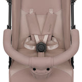 Carucior sport, Lionelo, Elia, Cu plasa de tantari, Suport de picioare reglabil, Spatar ajustabil in 4 pozitii, Capotina XXL, Pliere tip umbrela, Capacitate 15 kg, 6 luni+, EN 1888, Bej Taupe