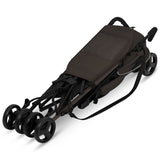 Carucior sport, Lionelo, Elia, Cu plasa de tantari, Suport de picioare reglabil, Spatar ajustabil in 4 pozitii, Capotina XXL, Pliere tip umbrela, Capacitate 15 kg, 6 luni+, EN 1888, Maro