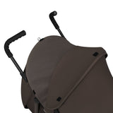 Carucior sport, Lionelo, Elia, Cu plasa de tantari, Suport de picioare reglabil, Spatar ajustabil in 4 pozitii, Capotina XXL, Pliere tip umbrela, Capacitate 15 kg, 6 luni+, EN 1888, Maro