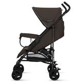 Carucior sport, Lionelo, Elia, Cu plasa de tantari, Suport de picioare reglabil, Spatar ajustabil in 4 pozitii, Capotina XXL, Pliere tip umbrela, Capacitate 15 kg, 6 luni+, EN 1888, Maro