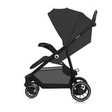 Carucior sport, Lionelo, Emma One, Cu tavita, Suport pahar, Plasa de tantari, Roti EVA, Maner reglabil, Pana la 22 kg, 6 luni+, Conform cu EN1888-1, Gri