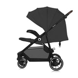 Carucior sport, Lionelo, Emma One, Cu tavita, Suport pahar, Plasa de tantari, Roti EVA, Maner reglabil, Pana la 22 kg, 6 luni+, Conform cu EN1888-1, Gri