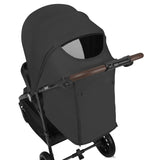 Carucior sport, Lionelo, Emma One, Cu tavita, Suport pahar, Plasa de tantari, Roti EVA, Maner reglabil, Pana la 22 kg, 6 luni+, Conform cu EN1888-1, Gri