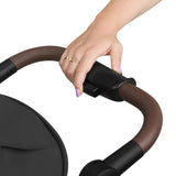 Carucior sport, Lionelo, Emma One, Cu tavita, Suport pahar, Plasa de tantari, Roti EVA, Maner reglabil, Pana la 22 kg, 6 luni+, Conform cu EN1888-1, Gri