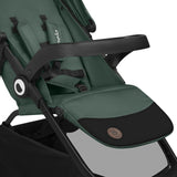 Carucior sport, Lionelo, Emma One, Cu tavita, Suport pahar, Plasa de tantari, Roti EVA, Maner reglabil, Pana la 22 kg, 6 luni+, Conform cu EN1888-1, Verde