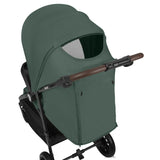 Carucior sport, Lionelo, Emma One, Cu tavita, Suport pahar, Plasa de tantari, Roti EVA, Maner reglabil, Pana la 22 kg, 6 luni+, Conform cu EN1888-1, Verde