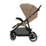 Carucior sport, Lionelo, Emma One, Cu tavita, Suport pahar, Plasa de tantari, Roti EVA, Maner reglabil, Pana la 22 kg, 6 luni+, Conform cu EN1888-1, Bej