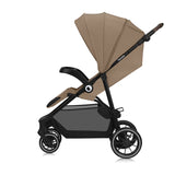 Carucior sport, Lionelo, Emma One, Cu tavita, Suport pahar, Plasa de tantari, Roti EVA, Maner reglabil, Pana la 22 kg, 6 luni+, Conform cu EN1888-1, Bej