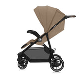 Carucior sport, Lionelo, Emma One, Cu tavita, Suport pahar, Plasa de tantari, Roti EVA, Maner reglabil, Pana la 22 kg, 6 luni+, Conform cu EN1888-1, Bej