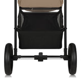 Carucior sport, Lionelo, Emma One, Cu tavita, Suport pahar, Plasa de tantari, Roti EVA, Maner reglabil, Pana la 22 kg, 6 luni+, Conform cu EN1888-1, Bej