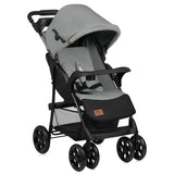 Carucior sport, Lionelo, Emma Plus, Cu tavita, 2 Suporturi pentru pahar, Geanta accesorii, Conform cu standardul european de securitate EN1888-1, Gri