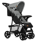 Carucior sport, Lionelo, Emma Plus, Cu tavita, 2 Suporturi pentru pahar, Geanta accesorii, Conform cu standardul european de securitate EN1888-1, Gri