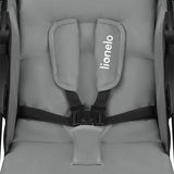 Carucior sport, Lionelo, Emma Plus, Cu tavita, 2 Suporturi pentru pahar, Geanta accesorii, Conform cu standardul european de securitate EN1888-1, Gri