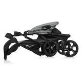 Carucior sport, Lionelo, Emma Plus, Cu tavita, 2 Suporturi pentru pahar, Geanta accesorii, Conform cu standardul european de securitate EN1888-1, Gri