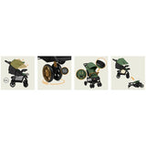Carucior sport, Lionelo, Emma Plus, Cu tavita, 2 Suporturi pentru pahar, Geanta accesorii, Conform cu standardul european de securitate EN1888-1, Verde