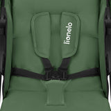 Carucior sport, Lionelo, Emma Plus, Cu tavita, 2 Suporturi pentru pahar, Geanta accesorii, Conform cu standardul european de securitate EN1888-1, Verde