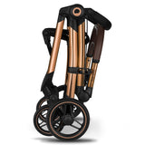 Carucior sport, Lionelo, Ingrid, Capotina impermeabila cu filtru UPF50+, Pana la 22 Kg, Spatar reglabil in 3 pozitii, Include suport pahar si plasa de tantari, Sistem pentru pliere automata, 6 luni+, Negru